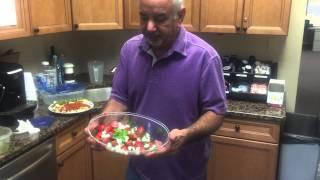 Dennis Malloy prepares lunch for the staff at NJ101.5