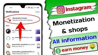 Monetization & shops instagram | Branded content and shopping