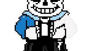 Draw to pixel sans/рисуем пиксельного Санса