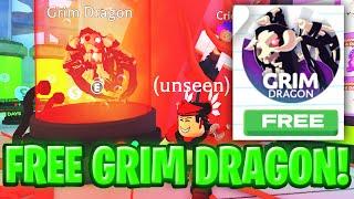 How To Get GRIM DRAGON FREE in Adopt Me!