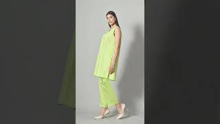 Turn heads without trying too hard. This breezy lime green sleeveless dress is your perfect partner
