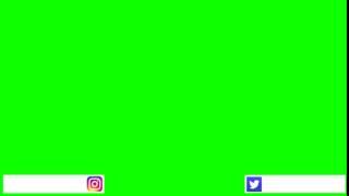 minimal instagram and twitter green screen w/ sound! | GG Green Screens