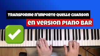 Transformer n'importe quelle chanson en version piano bar jazz