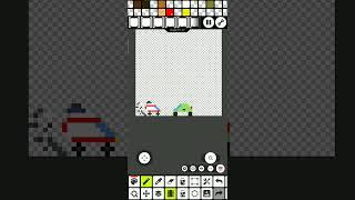 анимация про машины в Pixel Studio