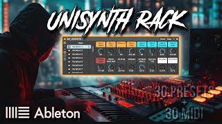  The Essential Tool for Techno Creators! : UNISYNTH : Instrument Rack for Ableton Live 11 Suite 