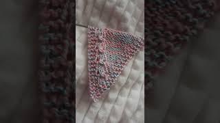 Схема 1 готова. Вижу вместе с Татьяной Харченко платок "Ягоды брусники" #knitting #вязаниеспицами