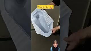 prank ibu  naRo toileT didepaN kaMar  auto kabur #shorts #viral