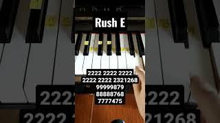 Rush E Piano Tutorial  #pianotutorial #piano #shorts