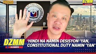 Gatchalian to senators on VP impeachment: 'Constitutional duty ito, hindi desisyon'
