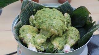 !! GREEN !! FULL CHICKEN STEAMED || HEALTHY PREPARATION BY JOBY VAYALUNKAL FOOD FACTORY