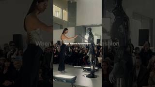 Yasmin Wijnaldum and Ameca closing "alone with the stars" #shotrs #runway #trending #edit #viral