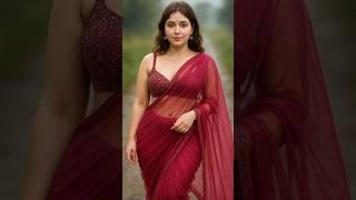 Indian Model New Look In Saree  #ai #shorts #model #saree #desilook #beauty
