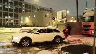 Audi a6 allroad quattro вытягивает фуру