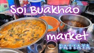 SOI BUAKHAO MARKET | PATTAYA | THAILAND | WALKVLOG MEDIA