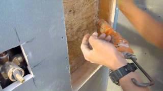 PART 1. How to install built-in shower niche, nook, recessed shelf -- framing, build preparation