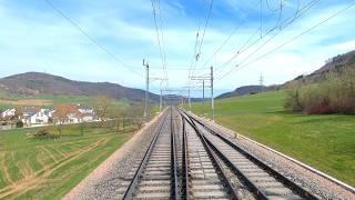  4K  Basel GB - Baden - Rangierbahnhof Limmattal cab ride, Schweiz [03.2021] Führerstandsmitfahrt