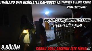 Duştan çıkan Bornozlu kadınla gecenin sonu | Bisikletle dünya turu Kamboçya ya doğru