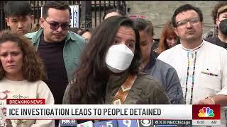 ICE agents, demonstrators clash during apparent Chicago immigration operation