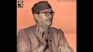 Ustad Nisar Hussain Khan Raag Jaijaiwanti Drut & Jhinjhoti Tarana , 1972