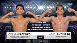 Ariel Antimaro vs Argelou Samson | Manny Pacquiao presents Blow by Blow | Full Fight