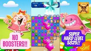 Get to level 5825 on Candy Crush Saga - No Boosters