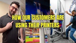 How Our Customers Are Using Their Printers In Their Cities!