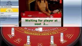 Livedealer.org | hitting blackjack on live gold table