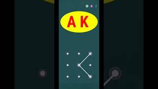 A K Best screen lock viral short video/Ka beautiful pattern lock viral video