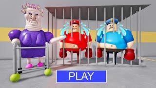 (Update!) GRUMPY GRAN CAUGHT BOXER BARRY! BARRY'S PRISON RUN New Scary Obby #Roblox #ScaryObby