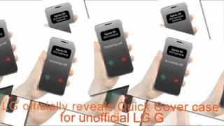 LG officially reveals Quick Cover case for unofficial LG G5