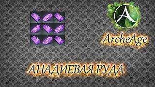 ArcheAge - Добыча анадиевой руды, слиток анадия. Где и как добывать?