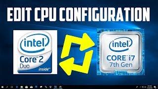 How to Display Fake Cpu Configuration on System Properties