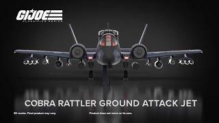 REVEALED! G.I. JOE CLASSIFIED SERIES COBRA RATTLER GROUND ATTACK JET HASLAB