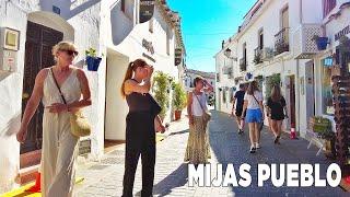 Mijas Pueblo Spain a Typical Andalusian White Village Walking Tour October 2024 [4K]