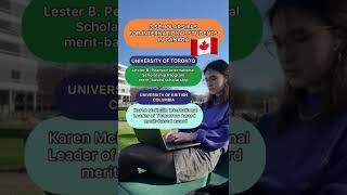 3 SCHOLARSHIPS FOR INTERNATIONAL STUDENTS IN CANADA 