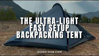 WIND ANCHOR : THE ULTRA-LIGHT FAST SETUP BACKPACKING TENT | Kickstarter | Gizmo-Hub.com