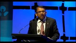 Sunny Verghese talks about world agriculture at the Cotton Conference