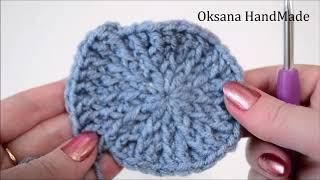 Шапка крючком из пышных столбиков. Мастер класс. Crocheted hat pattern