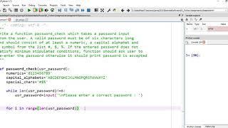 Python Programming-Password Checker