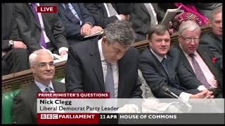 Pre-budget Prime Minister's Question Time 22 April 2009