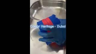 Caviar Iranian Beluga Huso Huso Unboxing - #Caviar Heritage -Dubai