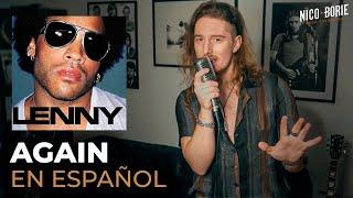 ¿Cómo sonaría LENNY KRAVITZ - AGAIN en Español?