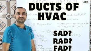 Ducts of HVAC | What Is SAD, RAD & FAD