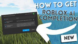 HOW TO GET ROBLOX'S NEW AI COMPLETION!