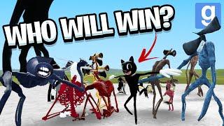 TREVOR HENDERSON FREE FOR ALL - ALL FIGHT AT ONCE! (Garry's Mod Sandbox) | JustJoeKing