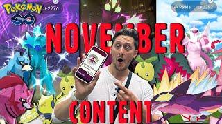 NOVEMBER in Pokemon GO LOOKS CRAZY! Shiny Smoliv, Shiny Origin Dialga & Palkia Return & MORE!