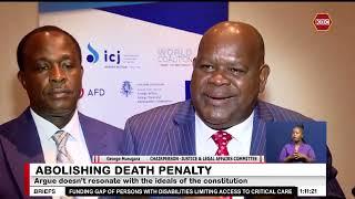 ICJ Kenya - Justice and Legal Affairs Committee discuss abolishing the death penalty.