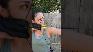 Jennifer Delaney - Spinning Bottle Archery Trickshot