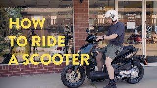 How to Ride a Scooter For The First Time