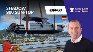 Brabus Shadow 900 chase boat delivery in St. Barth January 2024